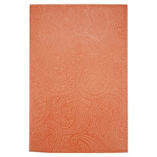 Notizbuch M Paisley rose nachfullbar, Leder
