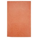 Notizbuch M Paisley rose nachfullbar, Leder