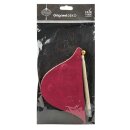 Papierdeko Origami 18cm ONION aubergine, Quaste