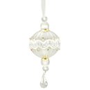 Glaskugel SIWA 5cm, transparent-gold