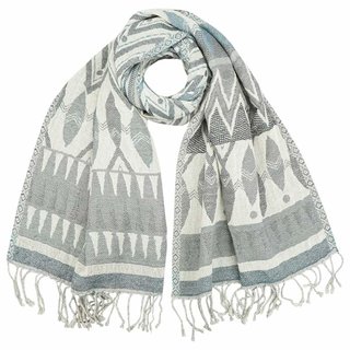 Wendestola SAVIOR 180x65cm hellgrau Baumwollmix