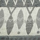 Wendestola SAVIOR 180x65cm hellgrau Baumwollmix