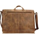 Laptoptasche 15 Zoll LOOP Antique braun, Rindsleder