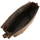 Laptoptasche 15 Zoll LOOP Antique braun, Rindsleder