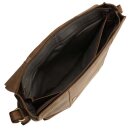 Laptoptasche 15 Zoll LOOP Antique braun, Rindsleder