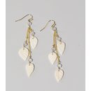 OHRH&Auml;NGER Beinbl&auml;tter, Messing L 8,5cm