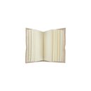 Schlusselring Minibuch ORCHID weinrot, Ziegenleder