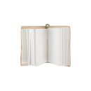 Schlusselring Minibuch PAISLEY zartrosa, Leder