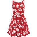 Kleid AVA roses red