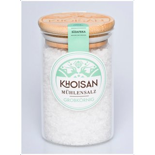 KHOISAN Meersalz grobk&ouml;rnig 270g, Glas