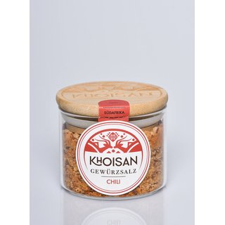 KHOISAN Gew&uuml;rzsalz Chili 95g, Glas