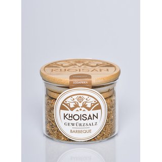 KHOISAN Gew&uuml;rzsalz Barbeque 90g, Glas