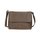 Handtasche CURVED S Stonewash braun, Rindsleder