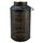 Laterne 10x20cm FESTIVE gerade schwarz-gold, Eisenblech