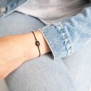 Edelsteinkarte Schwarzer Onyx