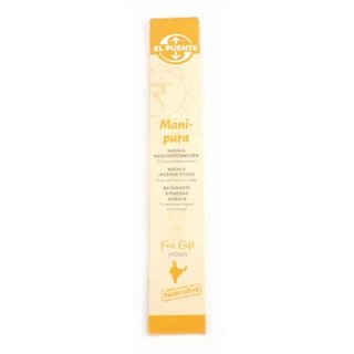 Masala-R&auml;ucherst&auml;bchen "Manipura", zur Aktivierung des Solarplexuschakras,