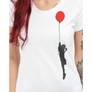 Broschenshirt - M&auml;dchen mit Luftballon