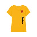 Broschenshirt - M&auml;dchen mit Luftballon