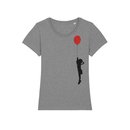 Broschenshirt - M&auml;dchen mit Luftballon