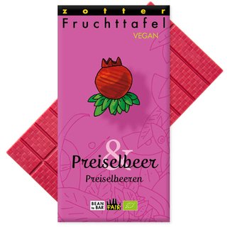 Frucht Tafel Preiselbeer &amp; Preiselbeeren VEGAN