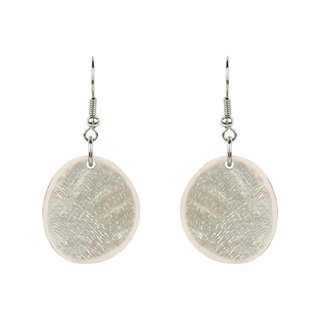 Ohrhanger ONE silbergrau, Capiz