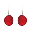 Ohrhanger ONE rubinrot, Capiz