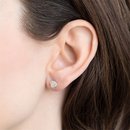 1 Ohrring MUSCHEL  Sterling Silver