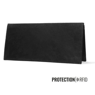 Paprcuts-Portemonnaie XL - Just Black Silver