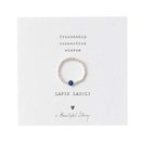 Sparkle LAPIS LAZULI Silver Ring S/M