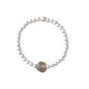 Sparkle SMOKEY QUARTZ Silver Ring M/L