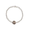 Sparkle SMOKEY QUARTZ Silver Ring S/M