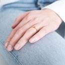 Sparkle CARNELIAN Ring vergoldet M/L