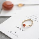 Sparkle CARNELIAN Ring vergoldet M/L