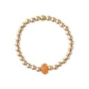 Sparkle CARNELIAN Ring vergoldet M/L