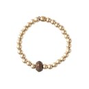 Sparkle TIGER EYE Ring vergoldet S/M