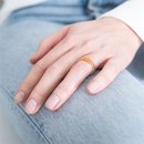 Sparkle CITRINE Ring vergoldet M/L