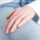 Sparkle MOONSTONE Ring vergoldet M/L