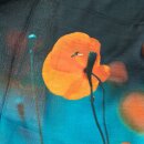 Schal 180x70cm Mohn, Modal-Baumwolle