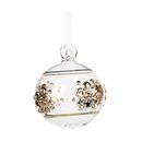 Glaskugel 5cm RABEA, transparent-gold