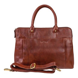 Handtasche MARIKE Tumbled kastanie, Rindsleder