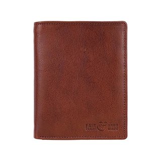 Borse VOGUE 13x10cm Tumbled kastanie, Rindsleder