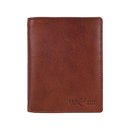 Borse VOGUE 13x10cm Tumbled kastanie, Rindsleder