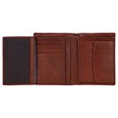 Borse VOGUE 13x10cm Tumbled kastanie, Rindsleder