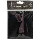 Baumschmuck Falt-Engel Seraphim, lavendel-gold