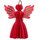 Baumschmuck Falt-Engel Seraphim, rot-gold