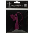 Baumschmuck Falt-Engel Seraphim, beere-gold