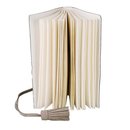 Notizbuch S DELIGHT 13x9cm kiesel, Rauleder