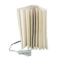 Notizbuch S DELIGHT 13x9cm steingrau, Rauleder