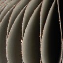 Papierdeko Origami 9cm MAURO kiesel, Glitter