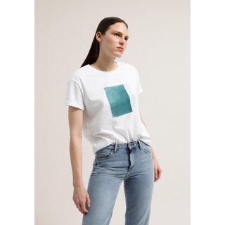 Shirt NAALIN SKY WITH BIRDS white M